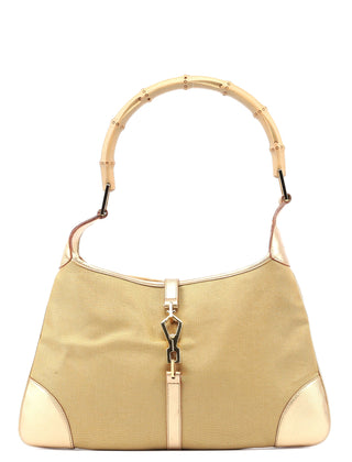 Gucci Gold Jackie Bamboo Shoulder Bag