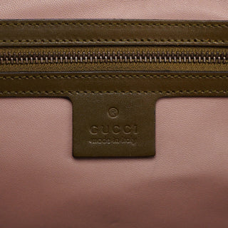 Gucci Green Calfskin Belt Tote