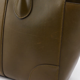 Gucci Green Calfskin Belt Tote