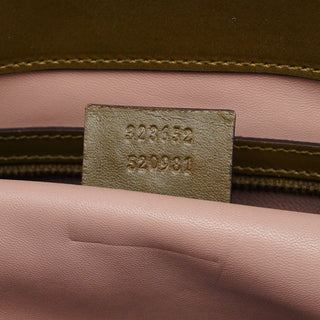 Gucci Green Calfskin Belt Tote