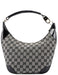 Gucci Grey Black GG Shoulder Bag