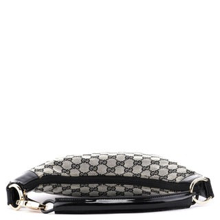 Gucci Grey Black GG Shoulder Bag