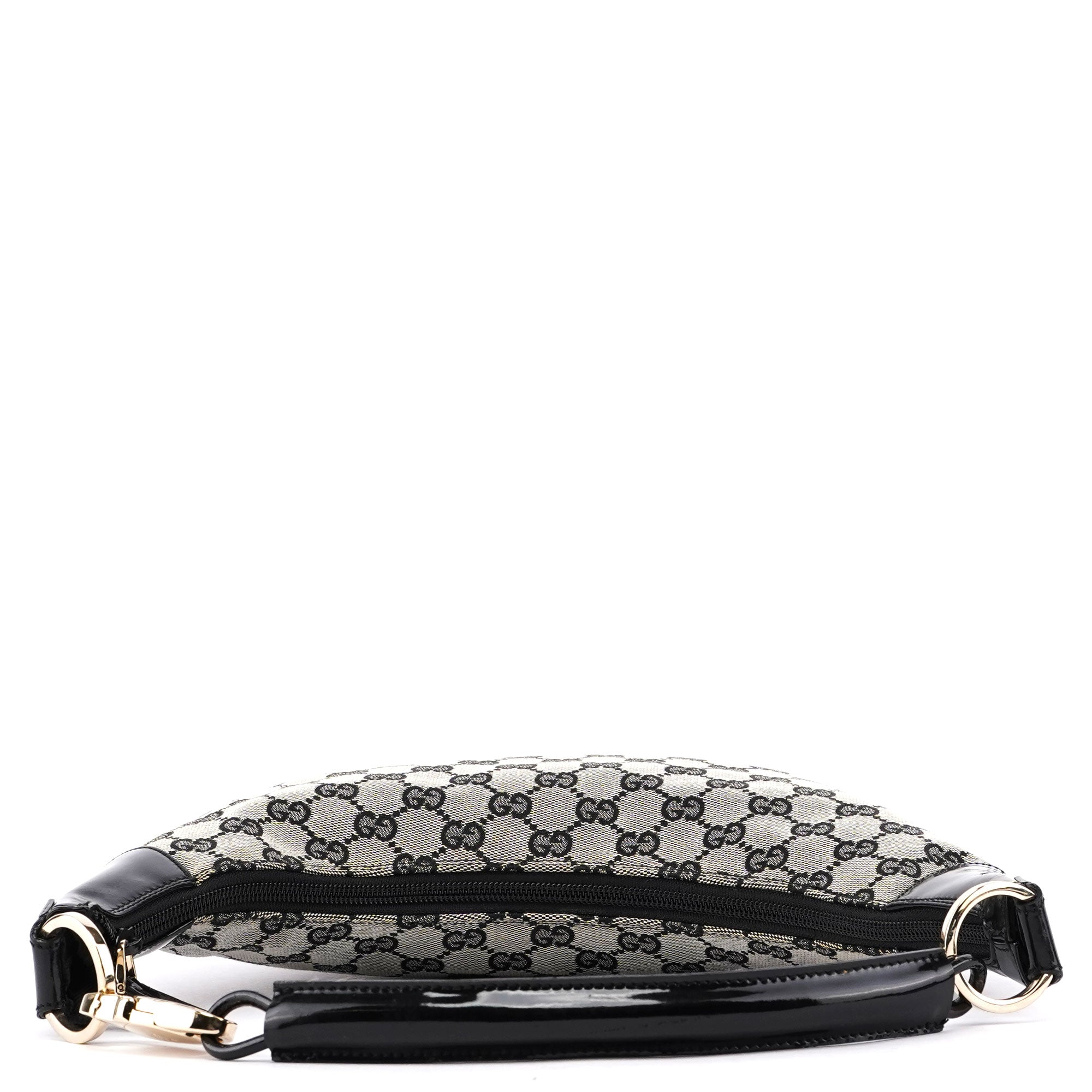 Gucci Grey Black GG Shoulder Bag