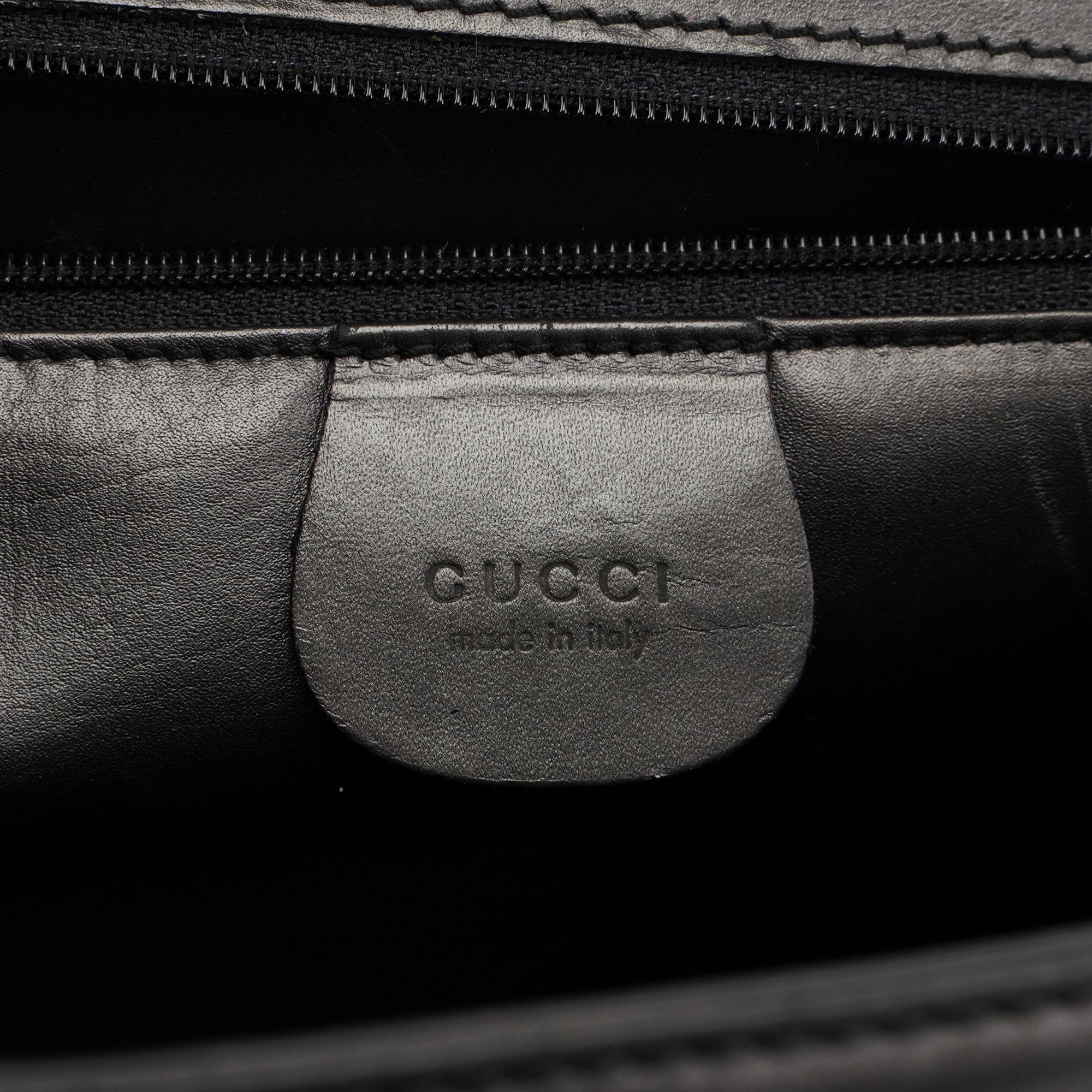 Gucci Grey Calfskin Shoulder Bag