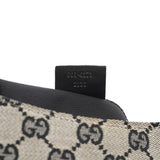 Gucci Grey GG Black Plastic Chain Shoulder Bag
