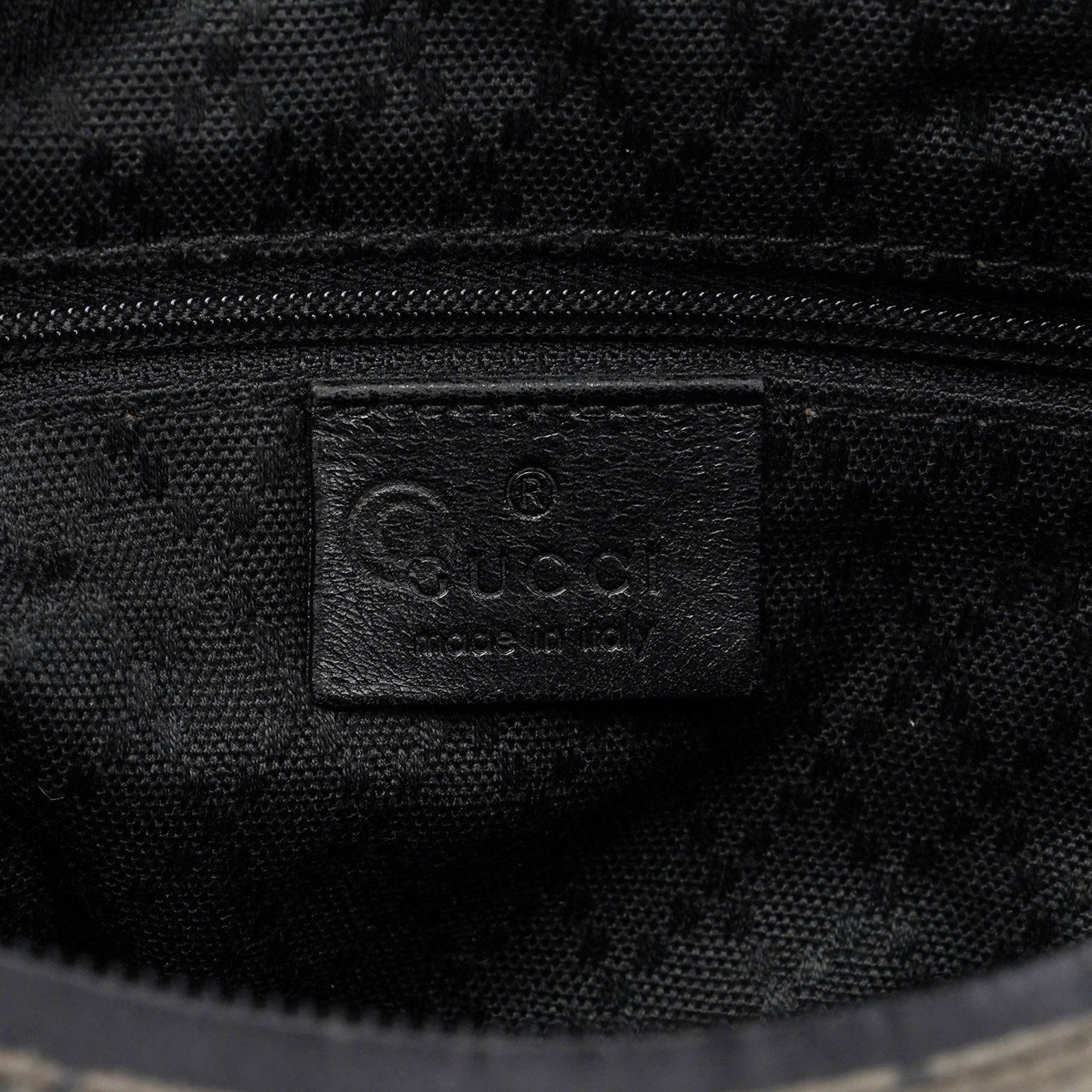 Gucci Sac hobo GG en daim gris