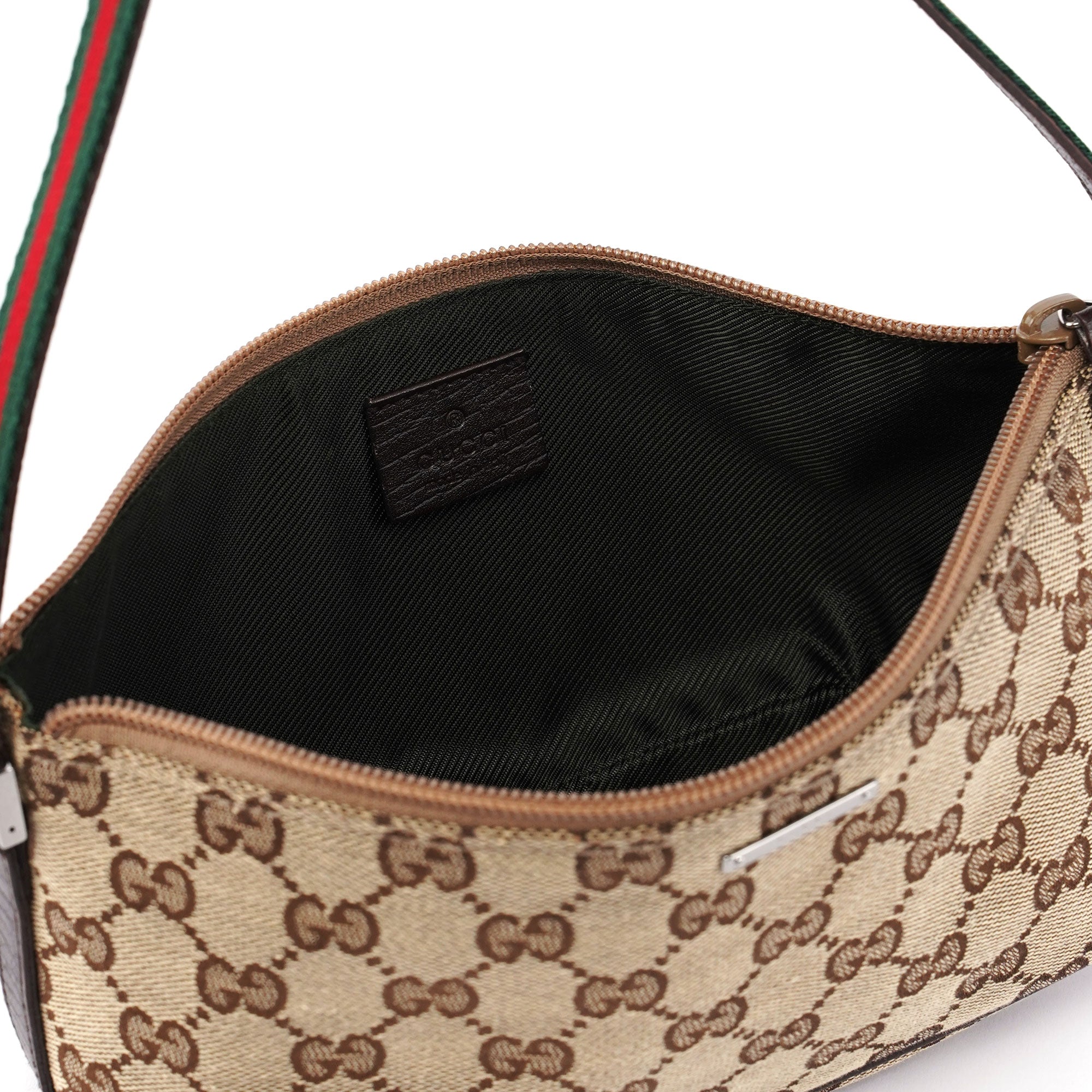 Gucci Gucci Beige Brown Boat Pochette