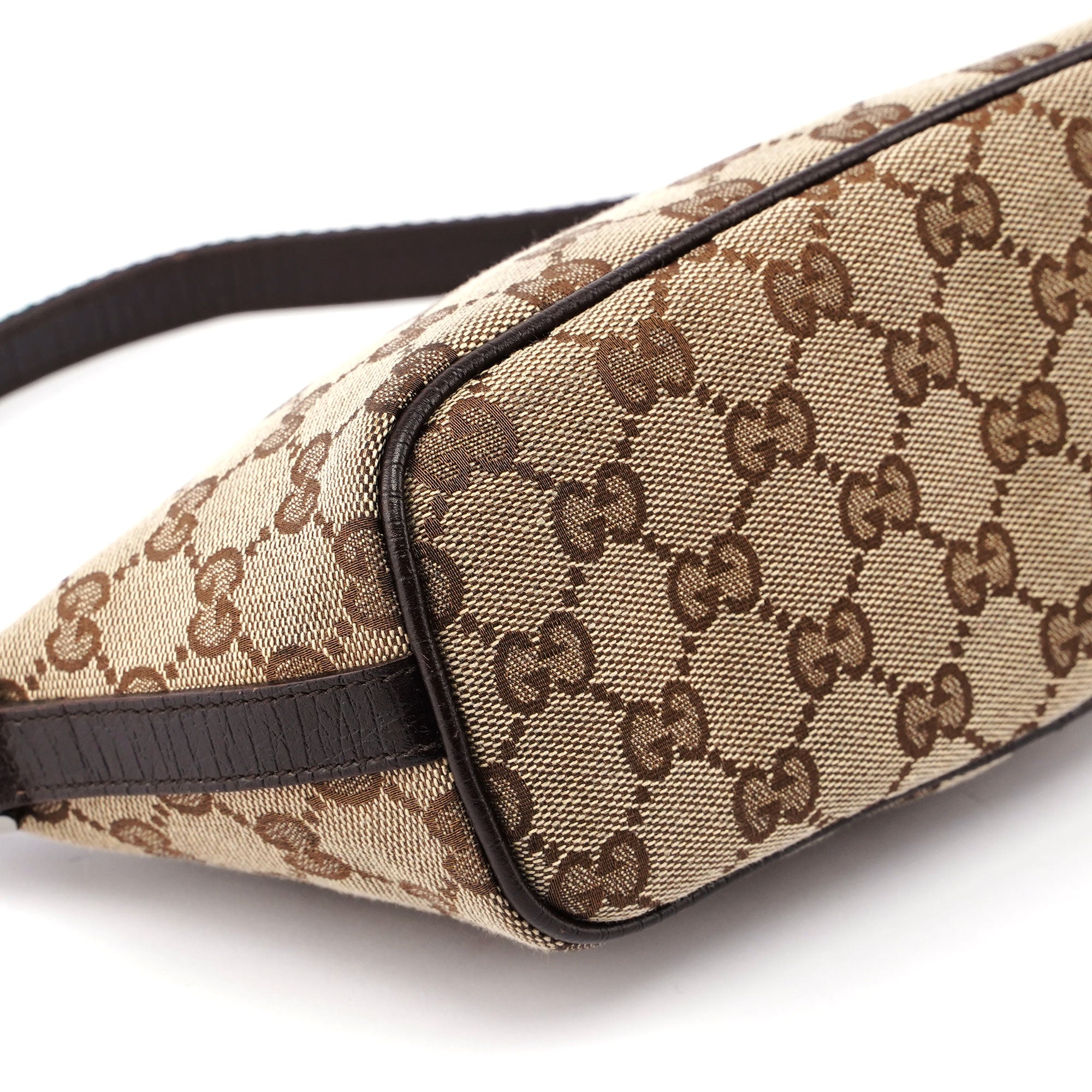 Gucci Gucci Beige Brown Boat Pochette