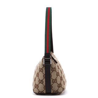 Gucci Gucci Beige Brown Boat Pochette