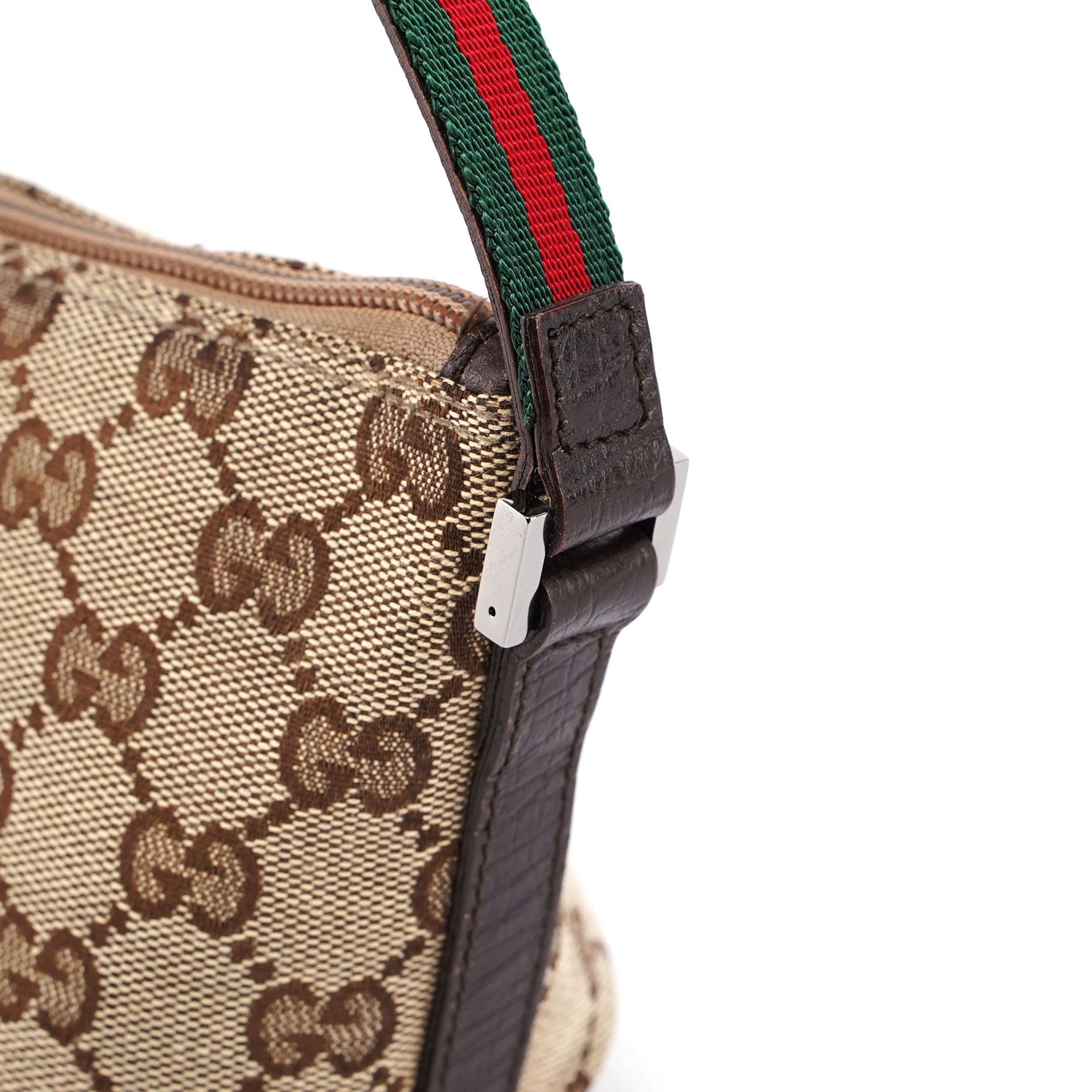 Gucci Gucci Beige Brown Boat Pochette