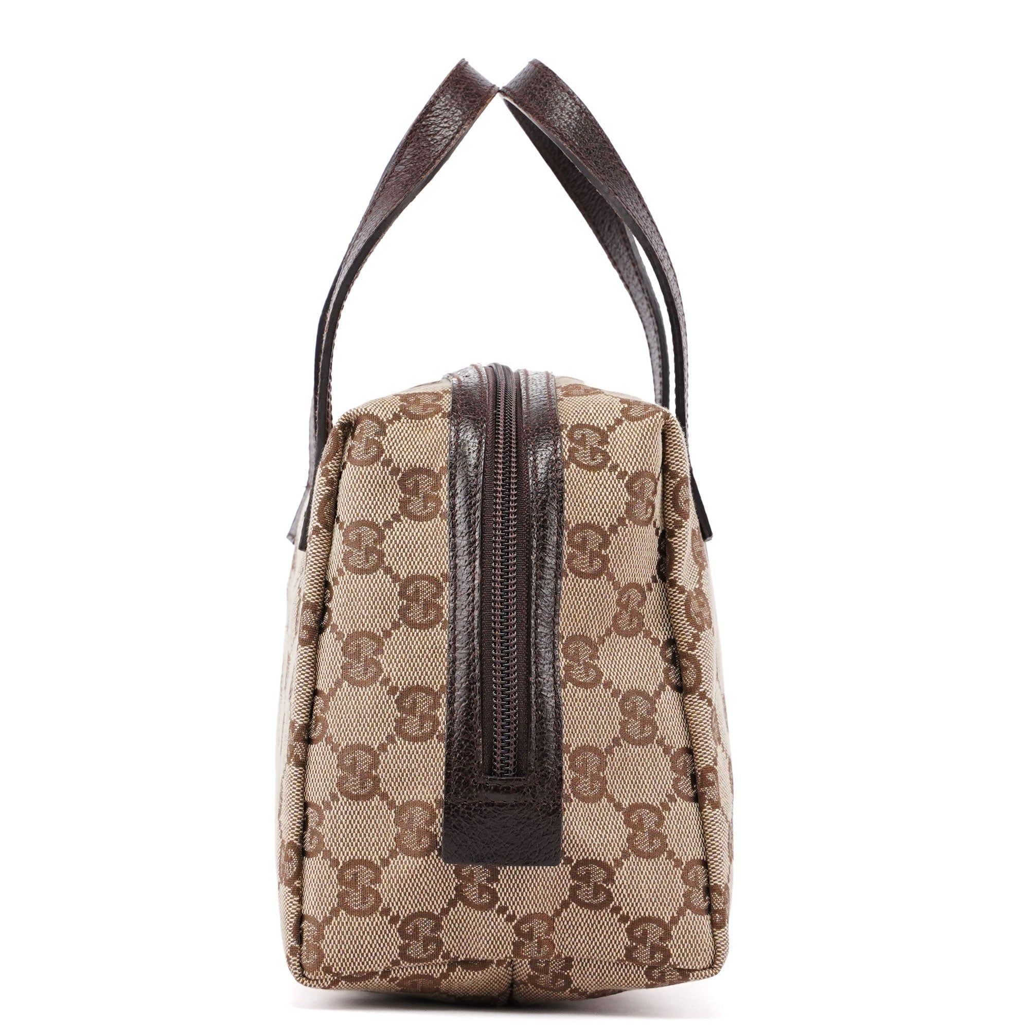 Gucci Gucci Beige GG Mini Bowling Bag