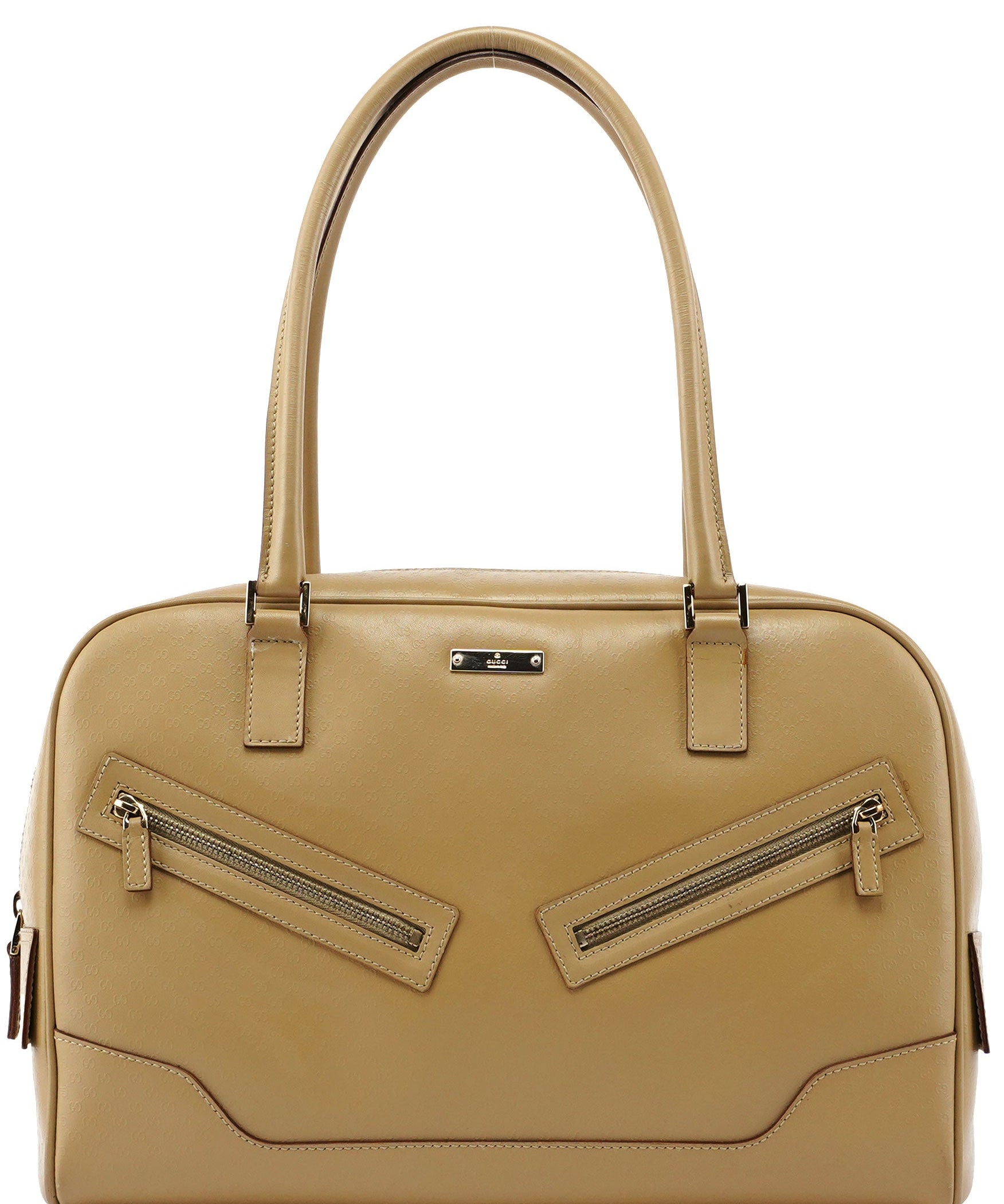 Gucci Borsa in pelle beige