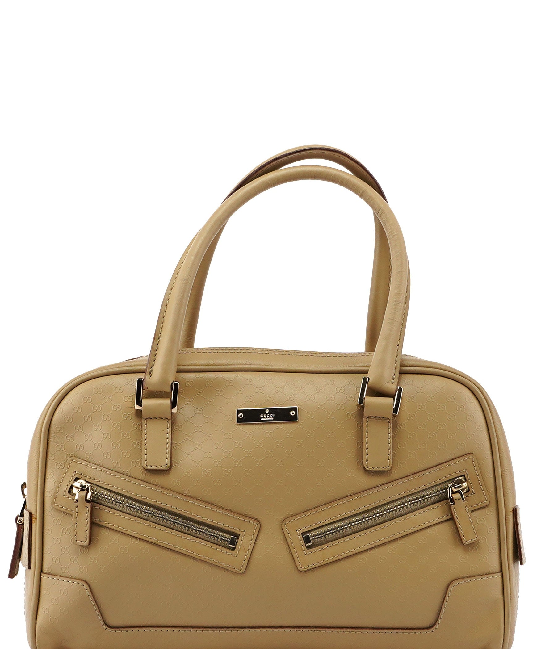 Gucci Gucci Beige Leather Bag