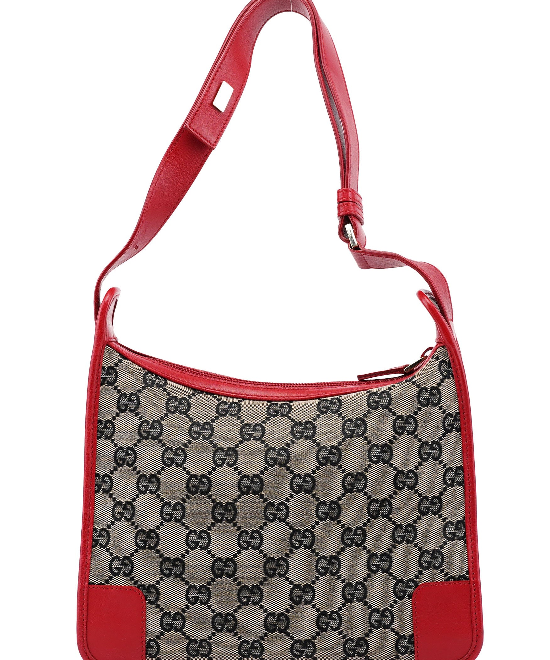 Gucci Gucci Beige Red GG Shoulder Bag