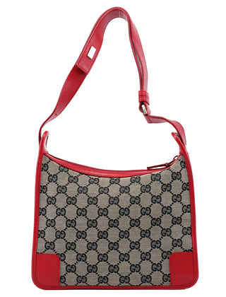 Gucci Gucci Beige Red GG Shoulder Bag