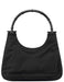 Gucci Gucci Black Canvas Bamboo Shoulder Bag