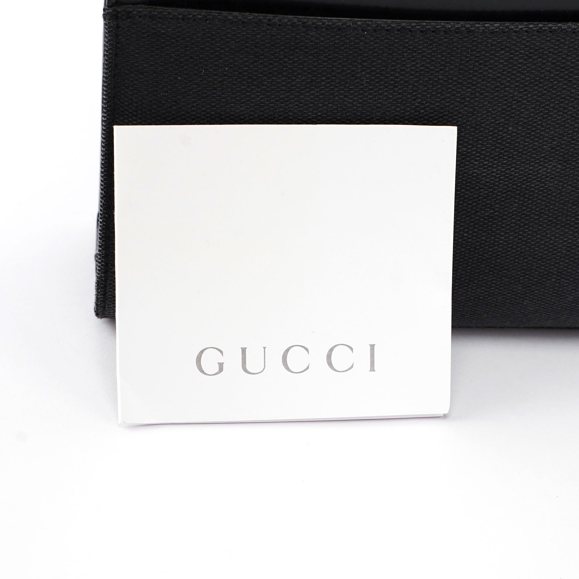 Gucci Gucci Black Canvas Keylock Shoulder Bag