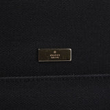 Gucci Gucci Black Canvas Keylock Tote