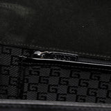 Gucci Gucci Black Canvas Keylock Tote