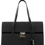 Gucci Gucci Black Canvas Keylock Tote
