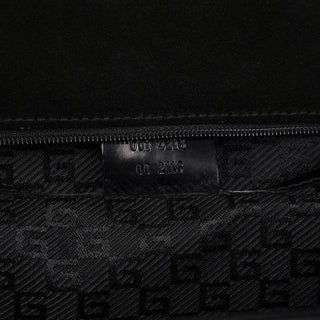 Gucci Gucci Black Canvas Keylock Tote