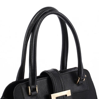 Gucci Gucci Black Canvas Square G Tote