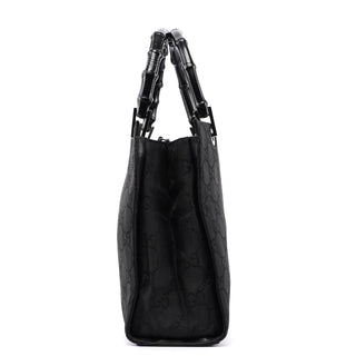 Gucci Gucci Black GG Bamboo Tote