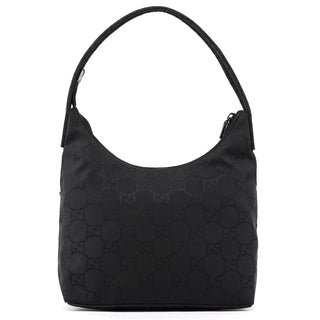 Gucci Gucci Black GG Shoulder Bag