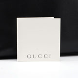 Gucci Gucci Black Leather Bamboo Hobo W/ Pouch