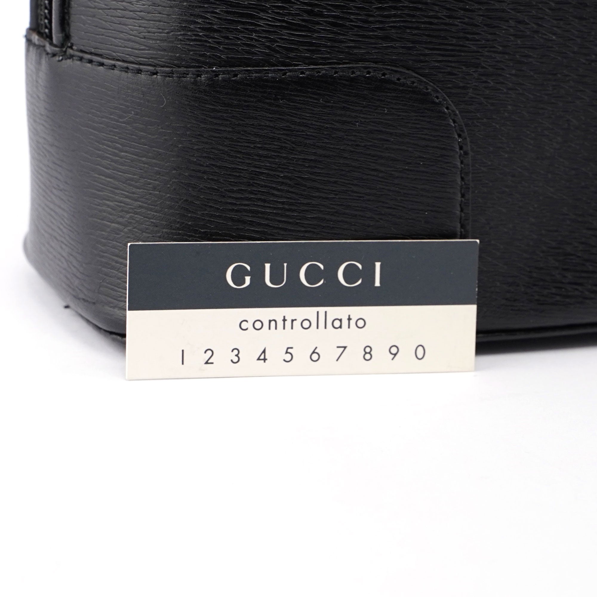 Gucci Gucci Black Leather Tote