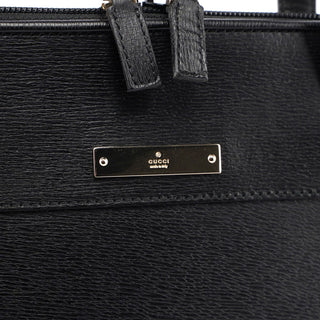 Gucci Gucci Black Leather Tote