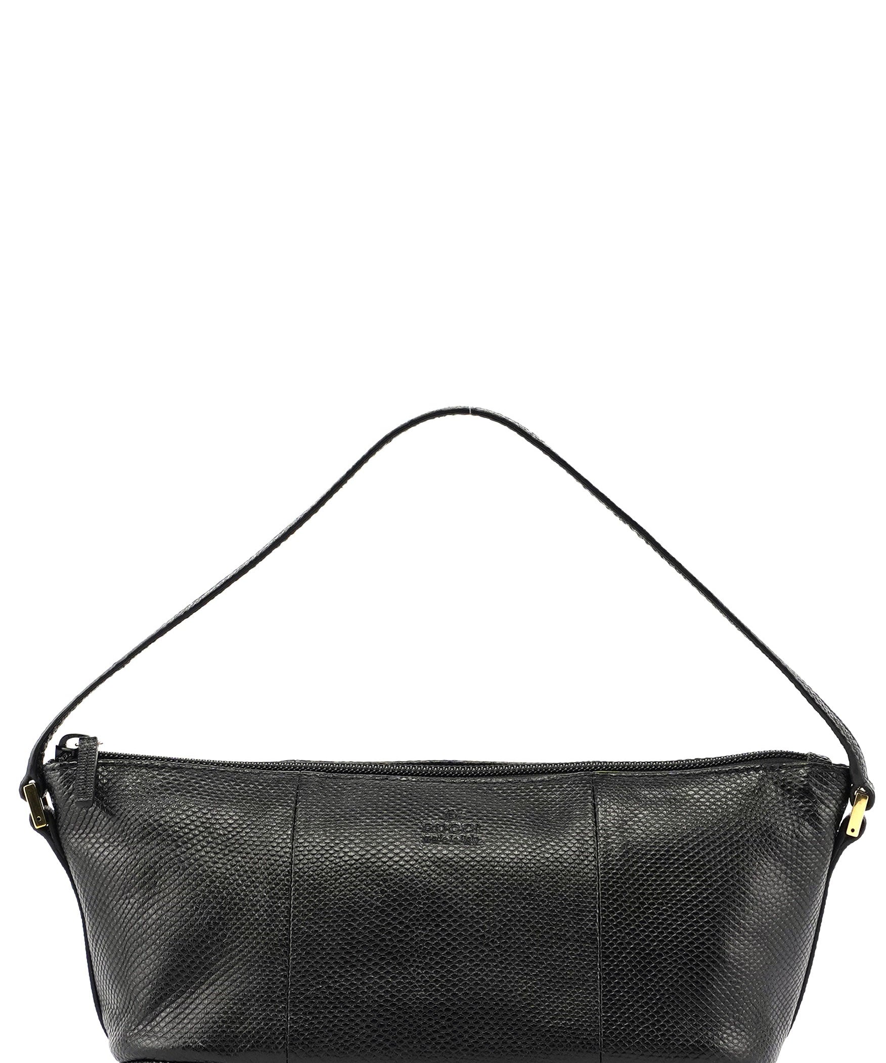 Gucci Gucci Black Lizard Embossed Boat