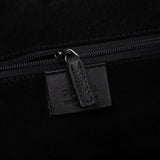 Gucci Gucci Black Suede GG tote
