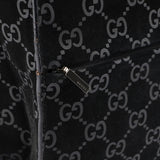 Gucci Gucci Black Suede GG tote