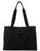 Gucci Gucci Black Suede GG Tote