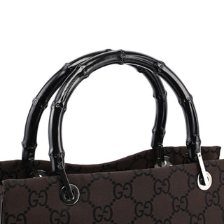 Gucci Gucci Brown GG Bamboo Tote