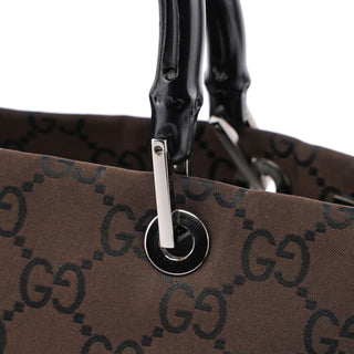 Gucci Gucci Brown GG Bamboo Tote