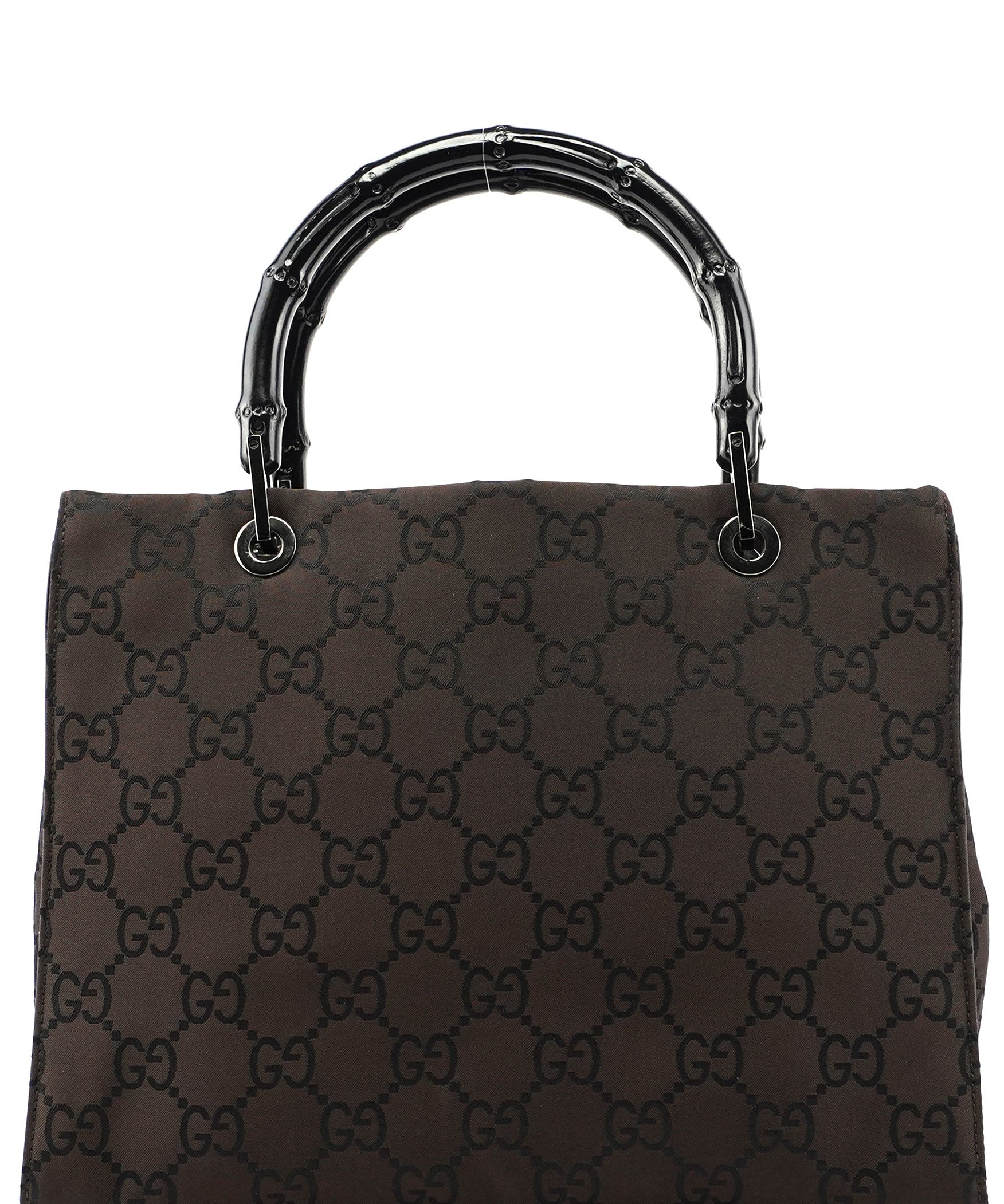 Gucci Gucci Brown GG Bamboo Tote
