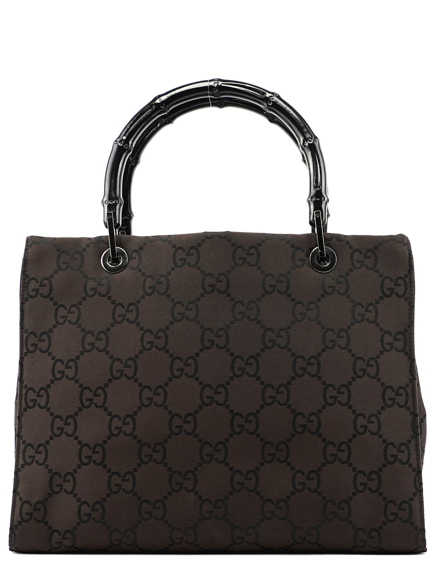 Gucci Gucci Brown GG Bamboo Tote