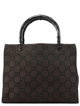 Gucci Gucci Brown GG Bamboo Tote