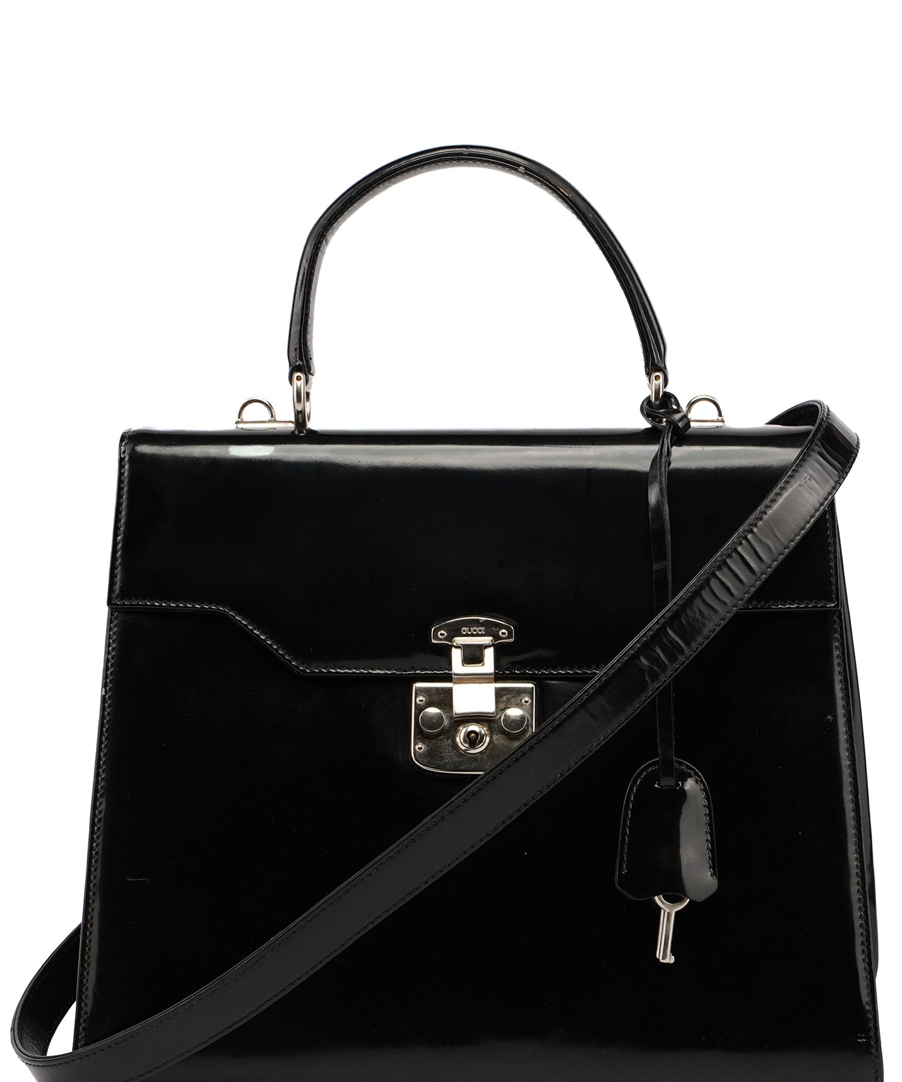 Gucci Ladylock Diana Patent Leather Bag