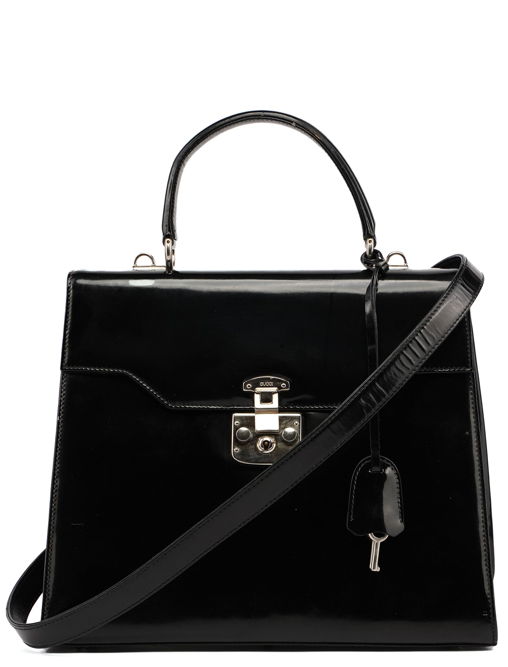 Gucci Ladylock Diana Patent Leather Bag