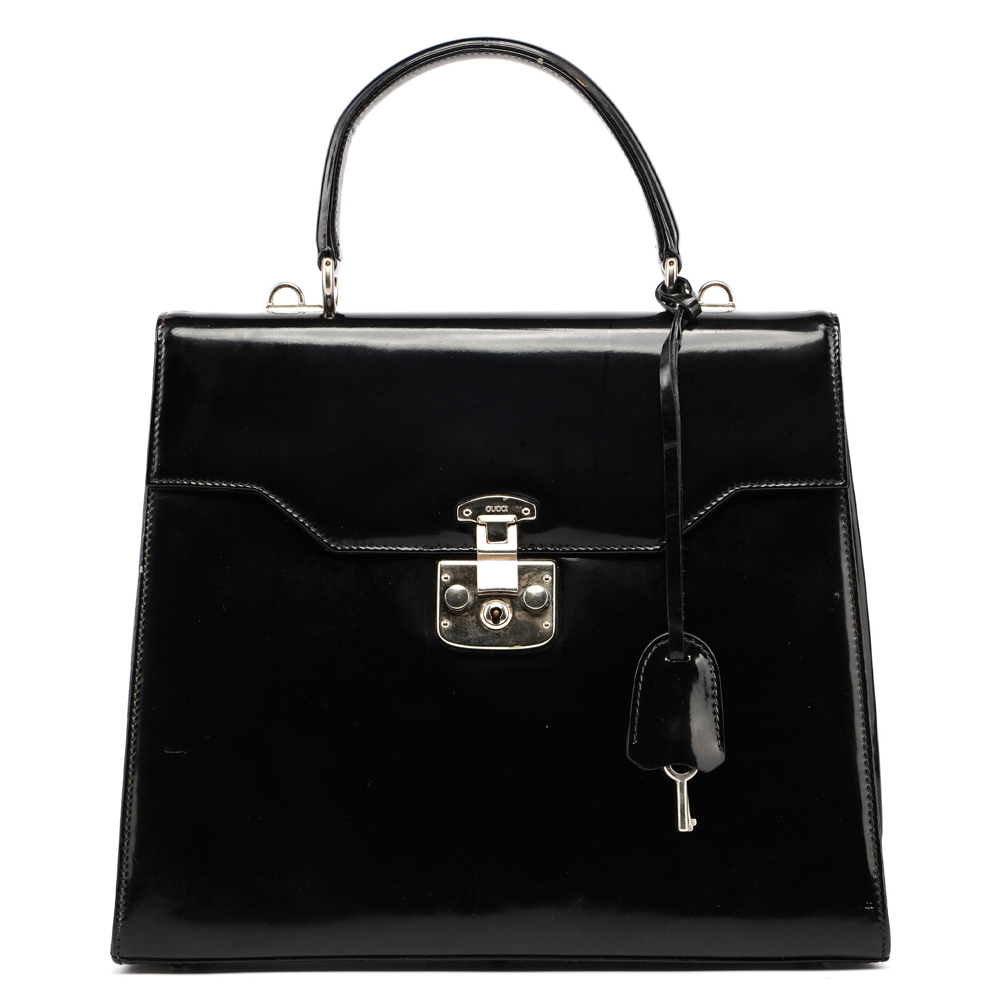 Gucci Ladylock Diana Patent Leather Bag