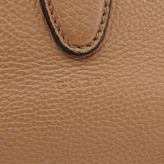 Gucci Large Beige Leather Jackie Shoulder Bag