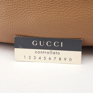 Gucci Large Beige Leather Jackie Shoulder Bag