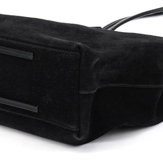 Gucci Large Black Suede Tote Bag