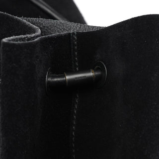Gucci Large Black Suede Tote Bag