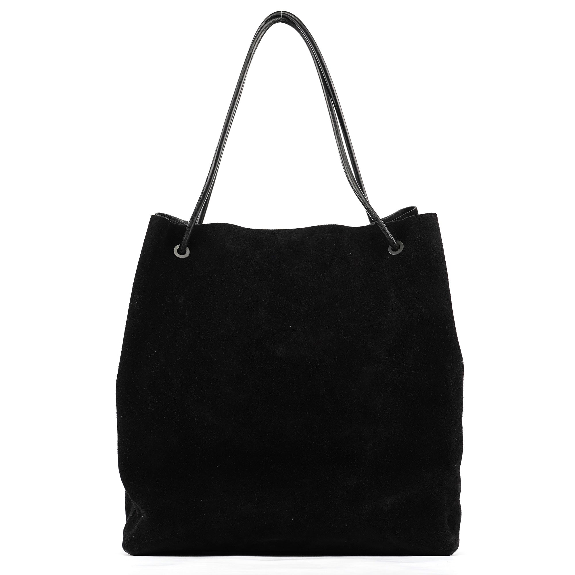 Gucci Grand sac cabas en daim noir