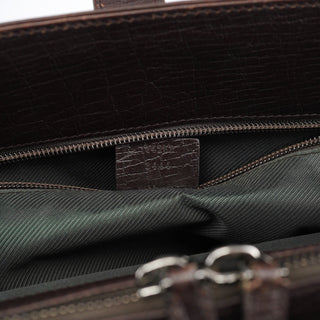 Gucci Large Brown Leather Tote Bag