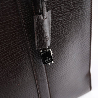 Gucci Large Brown Leather Tote Bag